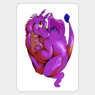 Purple dragon Sticker